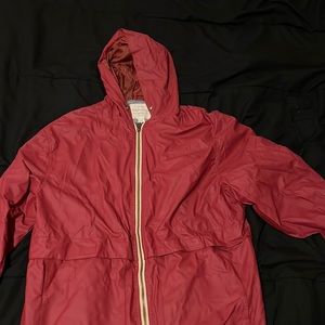 Weatherproof rain jacket